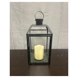 black Richland Contemporary Metal Lantern in moder