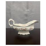 Goodwin Pottery Co. 'Rose Garlands' China gravy bo