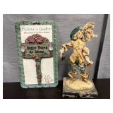 Decorative garden stake & figurine