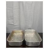 vintage Wear-Ever aluminum roasting pan with lid