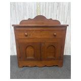 antique wooden washstand
