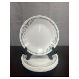 Set of Corelle 'Rosemarie' bread plates