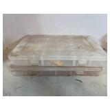 2 Plano plastic storage boxes