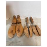 Vintage wood shoe stretchers