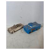 2 vintage model cars