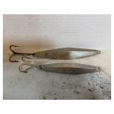 vintage metal fishing lures
