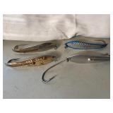 4 L.B. Huntington Drone Spoons for saltwater troll