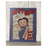 decorative Betty Boop metal tin sign