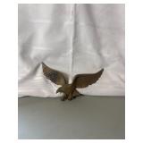 Brass finished eagle wall art