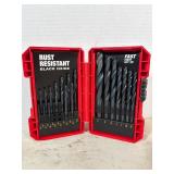Bauer 21-piece Black Oxide Drill Bit Set