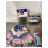 Eagle Claw, Mustad & VMC hooks lot