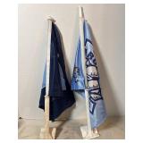 North Carolina Tar Heels vertical flags