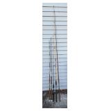Lot of 5 fishing poles