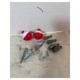 Fishing weights & bobbers