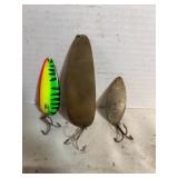vintage fishing spoon lures