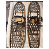 vintage LL Bean wooden snowshoes