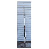 2 piece Shakespeare fishing rod with reel
