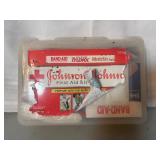 vintage Johnson & Johnson travel first aid kit
