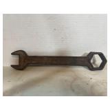 Vintage cast iron heavy duty wrench
