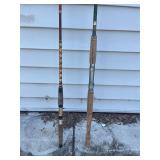 2 Fishing poles