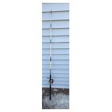 Sturdy stik fishing pole with reel
