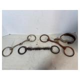 Vintage horse bits and spur