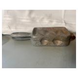 vintage metal sinker mold