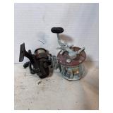 Two fishing reels