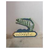 Wooden fish wall decor