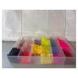 multi-compartment craft bead organizer