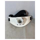 white fishing rod fighting belt