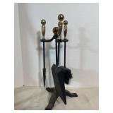 Mid-Century Modern Fireplace tool set