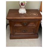 Wooden nightstand