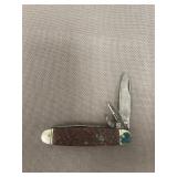 vintage jigged bone Scout multi-blade pocketknife