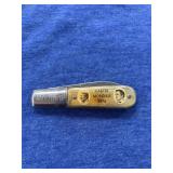 vintage Barlow folding pocket knife with promotion
