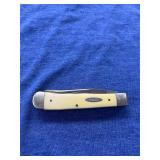 Case XX Trapper yellow pocket knife with tradition