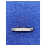 vintage two-blade pearl folding pocket knife