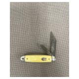 vintage Case XX Yellow Pen Knife