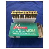 Box of vintage Remington 'Hi-Speed' ammunition, fe