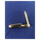 vintage Case jigged bone pocketknife