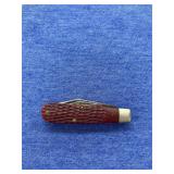 vintage Case XX Loomfixer pocket knife with red ji