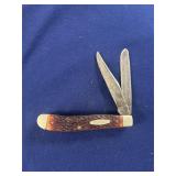 KA-BAR 2-blade slipjoint pocketknife featuring a j