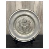1976 commemorative pewter plate with the Great Sea