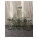 Lot of 9 ball mason jars