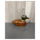 vintage hand-carved and hand-painted wooden mallar