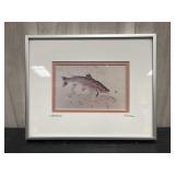 Steelhead fish artwork by R. Warren