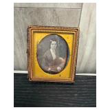 Miniature daguerreotype of woman