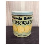 Uneeda Bakers Butter Wafers tin