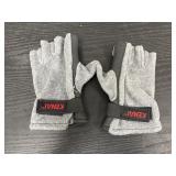 grey fleece Kenai fingerless gloves