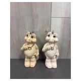 Pair of shadra figurine from the world of Krystoni